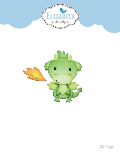 Picture of Elizabeth Craft Designs Joset Van De Burgt Μήτρες Κοπής - Storybook Collection, Dragon, 14τεμ.