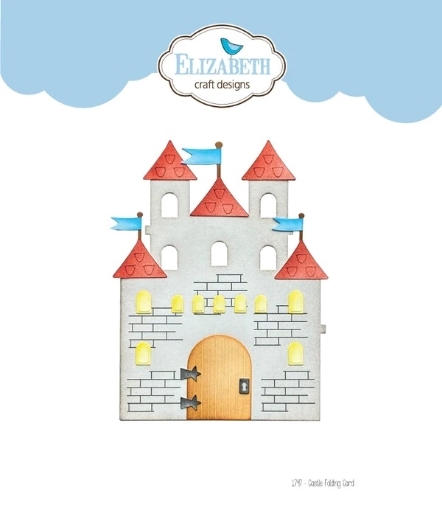 Picture of Elizabeth Craft Designs Joset Van De Burgt Μήτρες Κοπής   - Storybook Collection, Castle Folding Card, 8τεμ.
