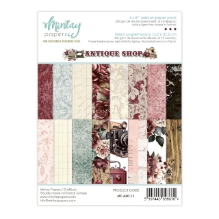 Picture of Mintay Papers Add-On Paper Pack Antique Shop 6"×8" – Μπλοκ Scrapbooking Διπλής Όψης