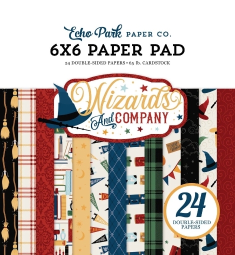 Picture of Echo Park Μπλοκ Scrapbooking Διπλής Όψης 6"X6" - Wizards and Company 