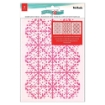 Picture of American Crafts Vicki Boutin Στένσιλ - Peppermint Kisses,  Snowflakes, 3τεμ.