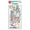 Picture of American Crafts Vicki Boutin Embellishments - Vellum, Acetate and Gold Foil Διακοσμητικά - Peppermint Kisses,  45τεμ.