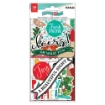 Picture of American Crafts Vicki Boutin Embellishments - Διακοσμητικά Εφήμερα -  Peppermint Kisses, Journaling, 50τεμ.