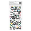 Picture of American Crafts Vicki Boutin Thickers Αυτοκόλλητα - Peppermint Kisses,  Phrase Ho Ho Ho, 155τεμ.