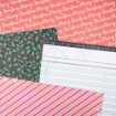 Picture of American Crafts Vicki Boutin Μπλοκ Scrapbooking Διπλής Όψης 12"X12" - Peppermint Kisses
