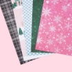 Picture of American Crafts Vicki Boutin Μπλοκ Scrapbooking Διπλής Όψης 12"X12" - Peppermint Kisses