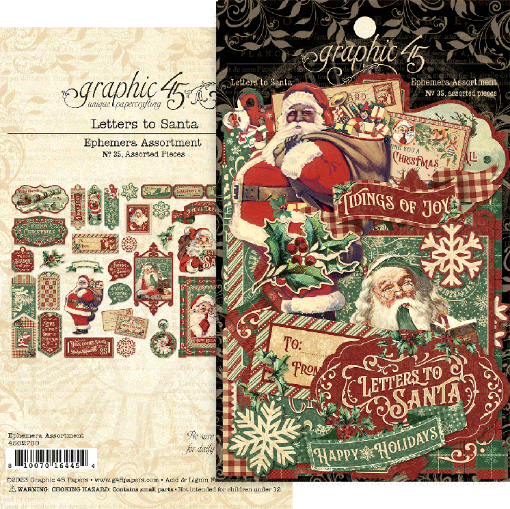Picture of Graphic 45 Εφήμερα Διπλής  Όψης - Letters to Santa, 35τεμ.