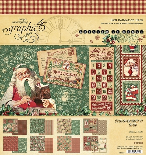 Picture of Graphic 45 Collection Pack 8"x8" - Letters to Santa