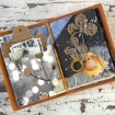 Picture of Elizabeth Craft Designs Travel Notebook - Passport Size, Ochre