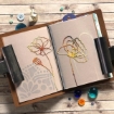 Picture of Elizabeth Craft Designs Travel Notebook Passport Size - Olive | Traveler’s Notebook σε Λαδί Χρώμα
