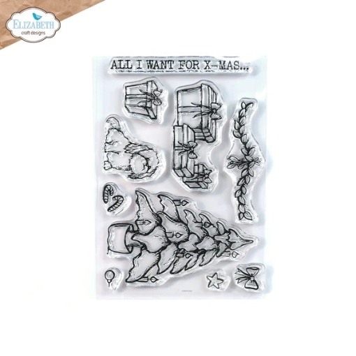 Picture of Elizabeth Craft Designs Διάφανες Σφραγίδες 4"x6" - All I want..., 11τεμ.