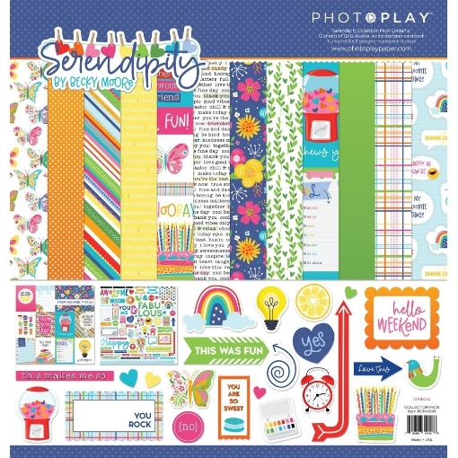 Picture of Photoplay Συλλογή Χαρτιών Scrapbooking 12" X 12" - Serendipity