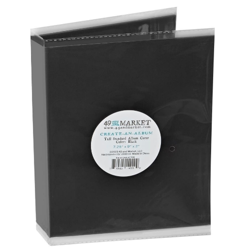 Picture of 49 And Market Create-An-Album Tall Standard Album Cover - Εξώφυλλο για Portrait Άλμπουμ, Μαύρο