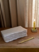 Picture of Lamali Liasse Χειροποίητο Art Journal 100% Βαμβάκι 12 x 18 cm - Λευκό,  180 σελ., 120gsm
