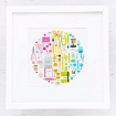Picture of Doodlebug Design Shadow Box Frame 10" x 10" - Λευκή Κορνίζα με Βάθος