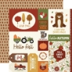 Picture of Echo Park Μπλοκ Scrapbooking Διπλής Όψης 6"X6" - I Love Fall