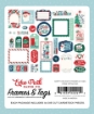 Picture of Echo Park Διακοσμητικά Cardstock Εφέμερα - Happy Holidays, Frames & Tags, 34τεμ.