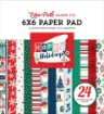 Picture of Echo Park Μπλοκ Scrapbooking Διπλής Όψης 6"X6" - Happy Holidays
