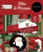 Picture of Carta Bella Διακοσμητικά Cardstock Εφέμερα - A Wonderful Christmas, Titles & Phrases, 32τεμ.