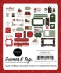 Picture of Carta Bella Διακοσμητικά Cardstock Εφέμερα - A Wonderful Christmas, Frames & Tags, 33τεμ.