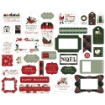 Picture of Carta Bella Διακοσμητικά Cardstock Εφέμερα - A Wonderful Christmas, Frames & Tags, 33τεμ.