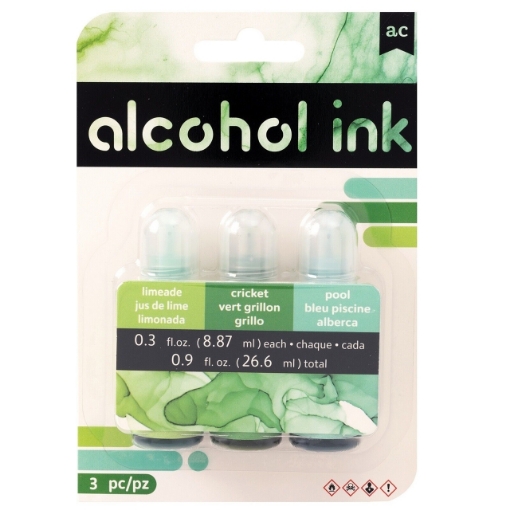 Picture of American Crafts Σετ με Μελάνια Οινοπνεύματος 8.87ml - Limeade, 3τεμ.