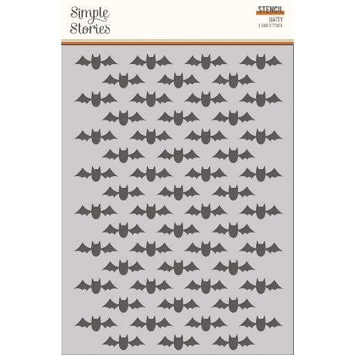 Picture of Simple Stories Στένσιλ 6"x8" - FaBOOlous, Batty