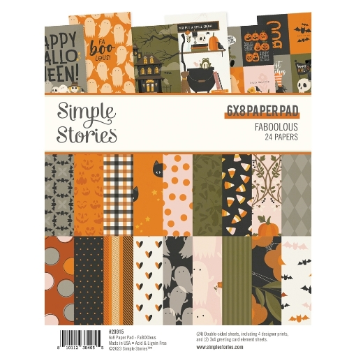 Picture of Simple Stories Μπλοκ Scrapbooking Διπλής Όψης 6"X8" - FaBOOlous