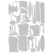 Picture of Sizzix Thinlits Dies Colorize By Tim Holtz Μήτρες Κοπής - Candleshop, 23τεμ.