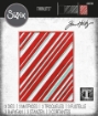 Picture of Sizzix Thinlits Dies By Tim Holtz Μήτρες Κοπής - Christmas, Layered Stripes, 3τεμ.