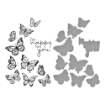Picture of Spellbinders Press Plate & Die Σετ Μήτρες Κοπής  - Butterfly Swirl, 4τεμ.