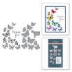 Picture of Spellbinders Press Plate & Die Σετ Μήτρες Κοπής  - Butterfly Swirl, 4τεμ.