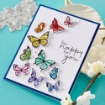 Picture of Spellbinders Press Plate & Die Σετ Μήτρες Κοπής  - Butterfly Swirl, 4τεμ.
