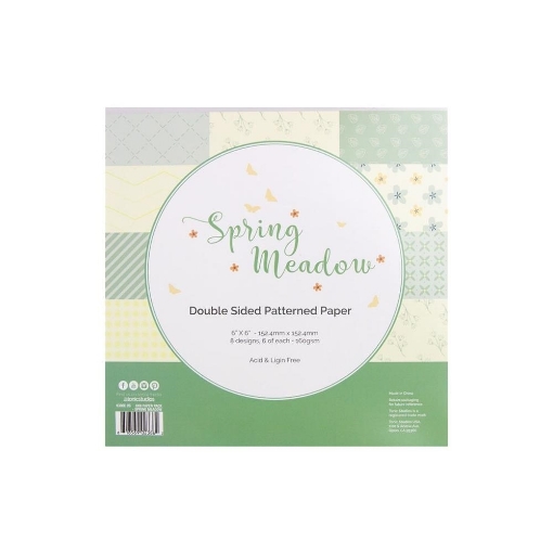 Picture of Craft Perfect Double-Sided Cardstock 6"X6 - Spring Meadow