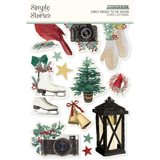 Picture of Simple Stories Μπλοκ Αυτοκόλλητων - Simple Vintage Tis The Season, 333τεμ.