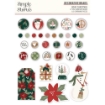 Picture of Simple Stories Διακοσμητικά Αυτοκόλλητα Brads - Boho Christmas, 32τεμ.