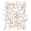Picture of Spellbinders Hot Foil Plate - Μήτρα Χρυσοτυπίας - Full Bloom Poinsettia