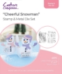 Picture of Crafter's Companion Gemini Shaped Card Base Σετ Σφραγίδες και Μήτρες Κοπής -  Cheerful Snowman, 41τεμ.