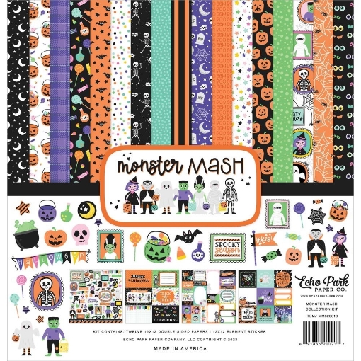 Picture of Echo Park Συλλογή Χαρτιών Scrapbooking Διπλής Όψης 12"X12" - Monster Mash