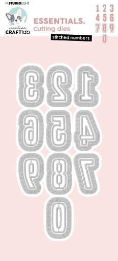 Picture of Studio Light Creative Craftlab Μήτρες Κοπής -  Stitched Numbers, 20τεμ.