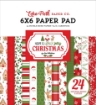 Picture of Echo Park Μπλοκ Scrapbooking Διπλής Όψης 6"X6" - Have A Holly Jolly Christmas