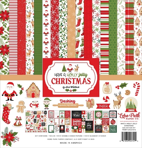 Picture of Echo Park  Συλλογή Χαρτιών Scrapbooking Διπλής Όψης 12"X12" - Have A Holly Jolly Christmas