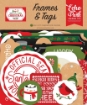 Picture of Echo Park Διακοσμητικά Cardstock Εφήμερα - Have A Holly Jolly Christmas, Frames & Tags, 34τεμ.