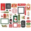 Picture of Echo Park Διακοσμητικά Cardstock Εφήμερα - Have A Holly Jolly Christmas, Frames & Tags, 34τεμ.