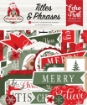 Picture of Echo Park Διακοσμητικά Cardstock Εφήμερα - Christmas Time, Titles & Phrases, 32τεμ.
