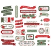 Picture of Echo Park Διακοσμητικά Cardstock Εφήμερα - Christmas Time, Titles & Phrases, 32τεμ.