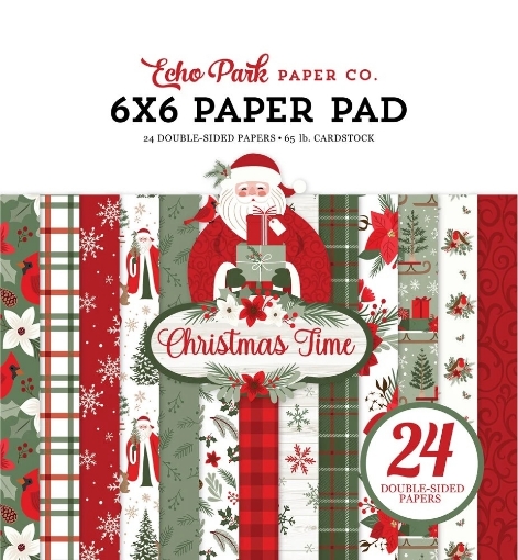 Picture of Echo Park Μπλοκ Scrapbooking Διπλής Όψης 6"X6" - Christmas Time