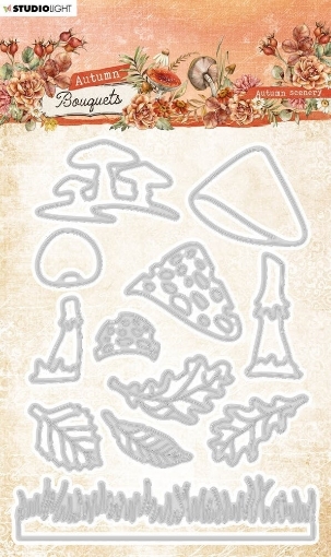 Picture of Studio Light Μήτρες Κοπής - Autumn Bouquets, Autumn Scenery, 12τεμ.