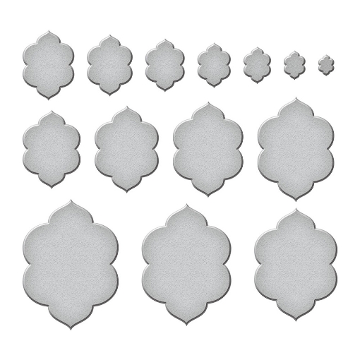 Picture of Spellbinders Etched Μήτρες Κοπής - Floral Reflection, Essential, 7τεμ.
