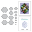 Picture of Spellbinders Etched Μήτρες Κοπής - Floral Reflection, Essential, 7τεμ.